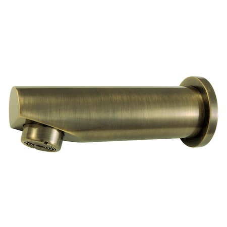 Kingston Brass Tub Faucet Spout with Flange, Antique Brass K8187A3